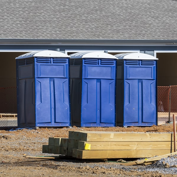 what is the expected delivery and pickup timeframe for the porta potties in Kiahsville West Virginia